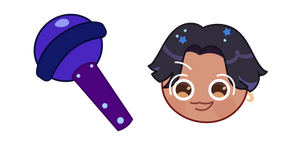 Cookie Run Jung Kook Cookie et un Micro Curseur