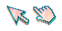 Курсор 3D Morning Sea Pixel