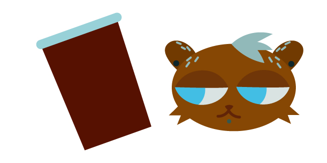 Night in the Woods Bombshell and a Cup Cursor