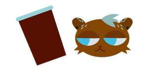 Night in the Woods Bombshell y su Taza cursor