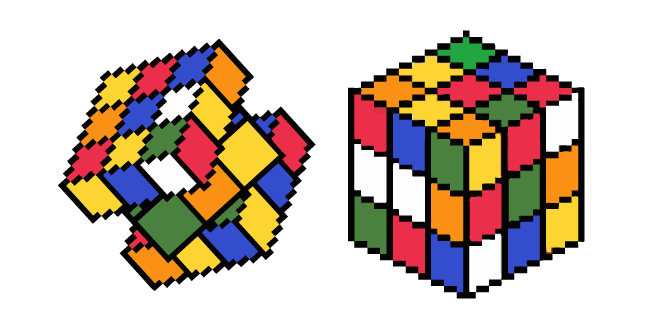 Cubo de Rubik Pixel Cursor