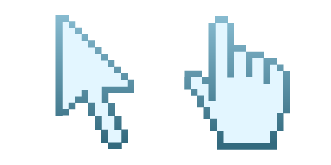Waterfall Blue Pixel курсор