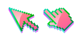 Курсор 3D Pink Candy Pixel