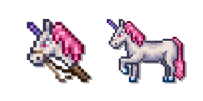 Курсор Terraria Unicorn and Unicorn on a Stick