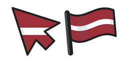 Курсор Latvia Flag