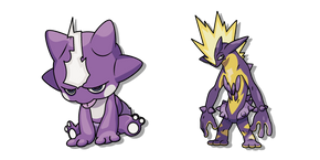 Pokemon Toxel y Toxtricity cursor