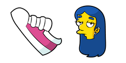 Les Simpson Annika Van Houten et sa Chaussure Curseur