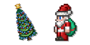 Terraria Santa Claus y el Árbol de Navidad cursor