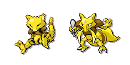 Курсор Pokemon Abra and Kadabra Pixel