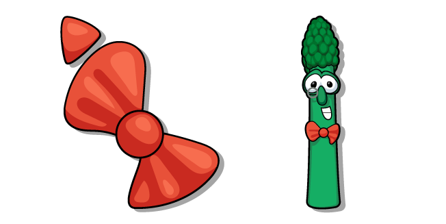 VeggieTales Archibald Asparagus and his Bow Tie Cursor