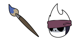 Курсор Hollow Knight Nailmaster Sheo and a Brush