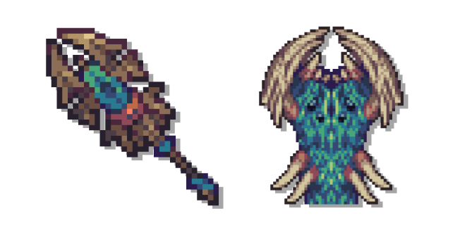 Terraria Aquatic Scourge and Scourge of the Seas Cursor