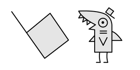 Night in the Woods Sharkle y una Gorra cursor