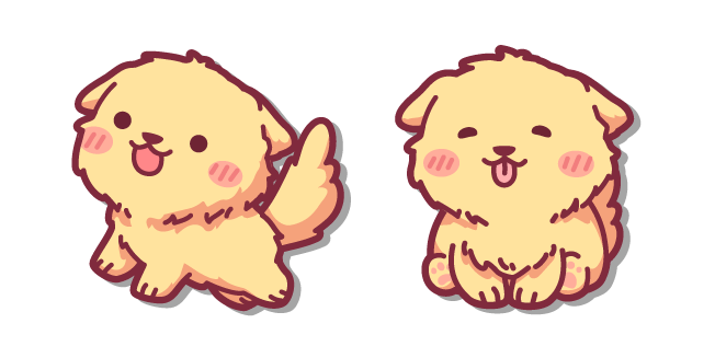 Cute Fluffy Dog Cursor