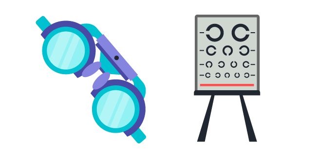 Oculist: Glasses and Eye Test Chart Cursor
