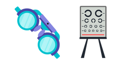 Курсор Oculist: Glasses and Eye Test Chart