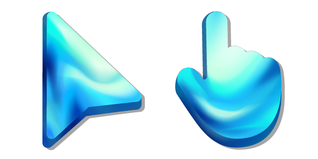 Tropical Ocean Fluids Cursor