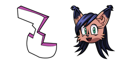 Sonic Nicole la Holo-Lynx et un Hologramme Curseur