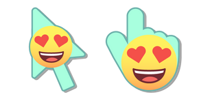 Курсор Smiley with Heart Eyes