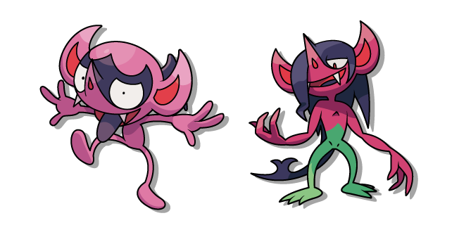 Pokemon Impidimp and Morgrem курсор