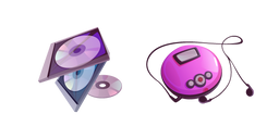 Курсор Portable CD Player and Compact Discs