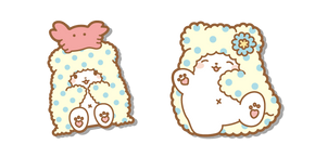 Sanrio Marumofubiyori Moppu and Kanikama Cursor