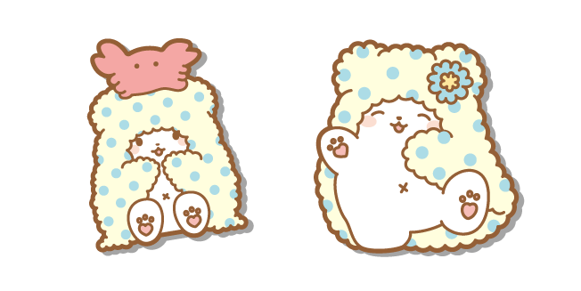 Sanrio Marumofubiyori Moppu y Kanikama Cursor