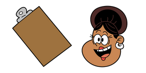 The Loud House Theresa Davis et une Planchette Curseur