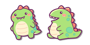 Курсор Kawaii Happy Little Dino