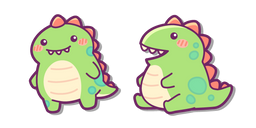 Курсор Kawaii Happy Little Dino