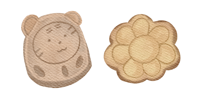 Animal and Flower Baby Cookies курсор