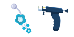 Perforador: Pistola de Piercing y Pendiente de Gema Cursor