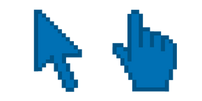 Курсор Azul Blue Pixel