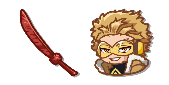 Chibi My Hero Academia Keigo Takami and his Feather Blade курсор