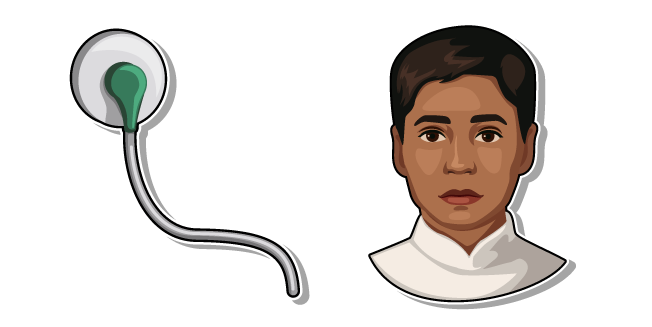 Stranger Things Kali Prasad and an Electrode курсор