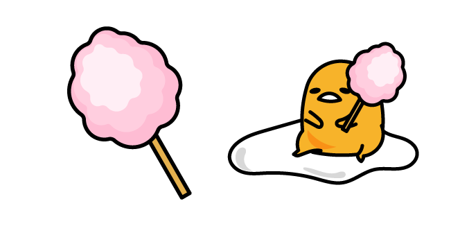 Gudetama and Cotton Candy Cursor