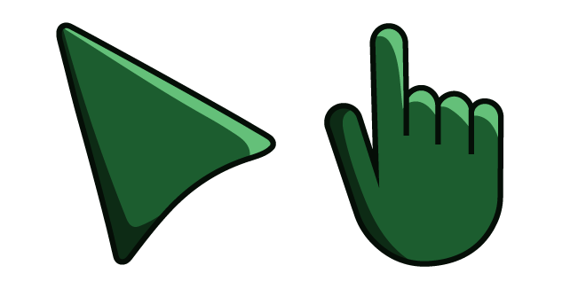 Hunter Green Cursor