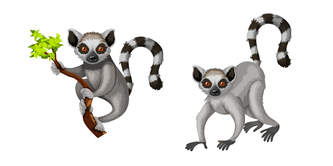 Madagascar Lemurs Cursor