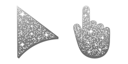 Курсор Silver Glitter