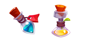 Pociones de Antídoto y Resistencia cursor