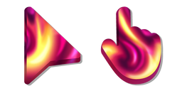 Rose Tea Fluids Cursor