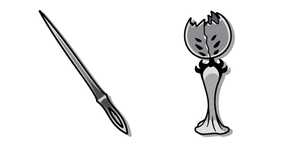 Hollow Knight: Silksong First Sinner y Aguja cursor