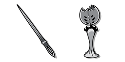 Hollow Knight: Silksong First Sinner et une Aiguille Curseur