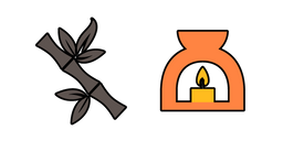 VSCO Girl Bambou et Bougie de Méditation Curseur