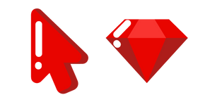 Minimal Red Ruby Cursor