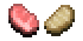 Курсор Minecraft Raw and Cooked Porkchops