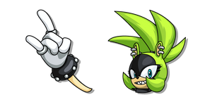 Sonic Surge the Tenrec and her Hand Cursor
