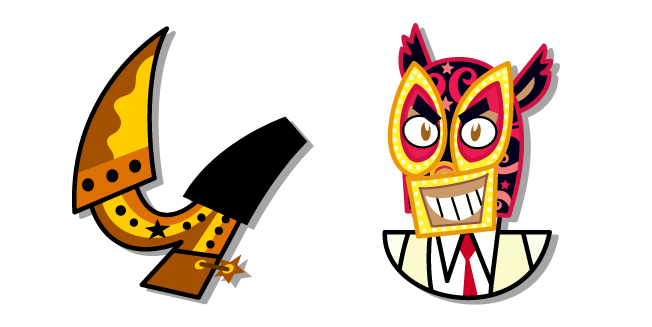 El Tigre Pantera Blanca y su Bota de la Verdad Cursor