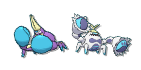 Курсор Pokemon Crabrawler and Crabominable Pixel