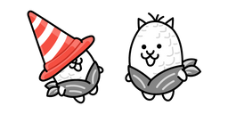 The Battle Cats Cone Cat et Maize Cat Curseur